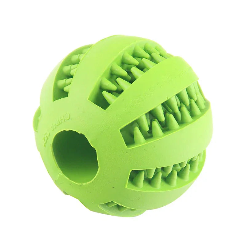 Dog Ball Toys for Small Dogs Interactive Elasticity Puppy Chew Toy Tooth Cleaning Rubber Food Ball Toy Pet Stuff Accessories