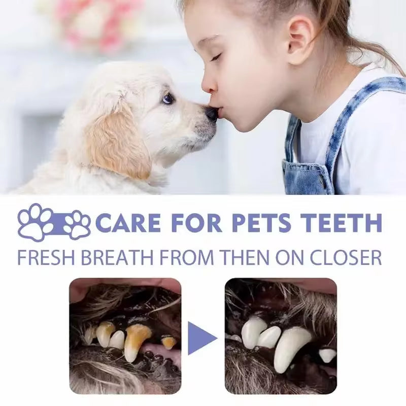 Pet Oral Cleanse Spray 50Ml Dogs Cats Mouth Fresh Teeth Clean Deodorant Prevent Calculus Remove Kitten Bad Breath Pet Supplies