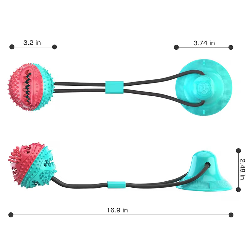 Interactive Leaking Slow Feeder Chew Toy